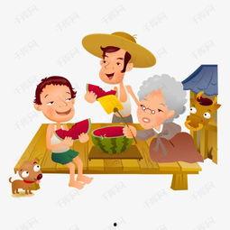 小孩打滚吃瓜图片大全,小孩打滚吃瓜欢乐瞬间大盘点